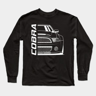 Front Racing Stang Cobra GT 500 Long Sleeve T-Shirt